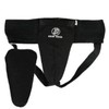 Krav Maga Black Ladies Elasticated Cotton Groin Guard W/Cup (Large)