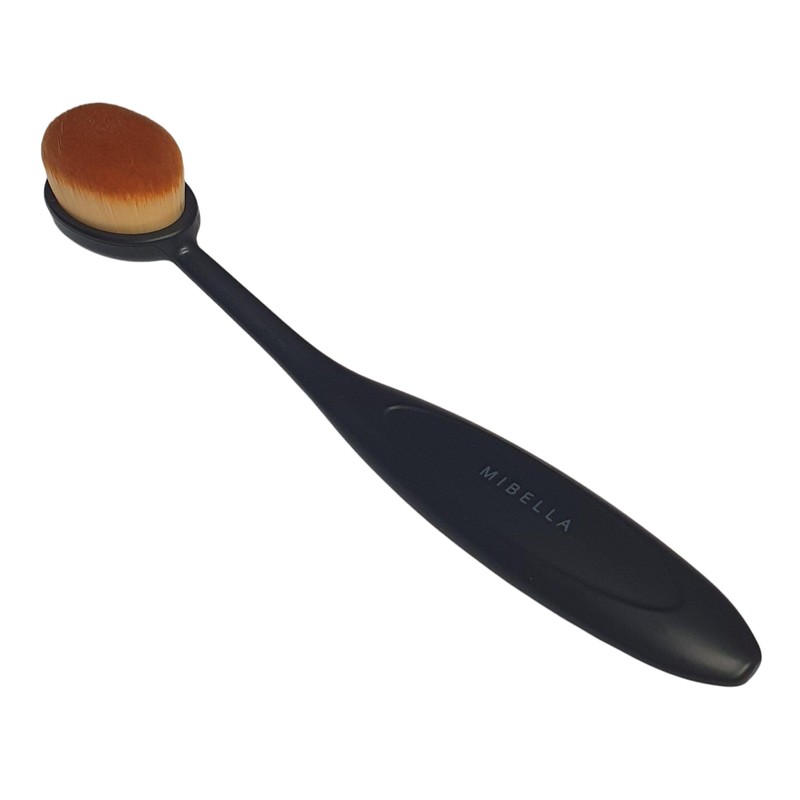 Mibella Professional Highlighter Brush, Ergonomic Handle, Black, Makeup, Face, Cosmetics,