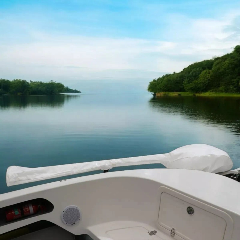 Oceansouth MOTORGUIDE trolling Motor Cover (Xi3 55lb, Freshwater, 36", White)