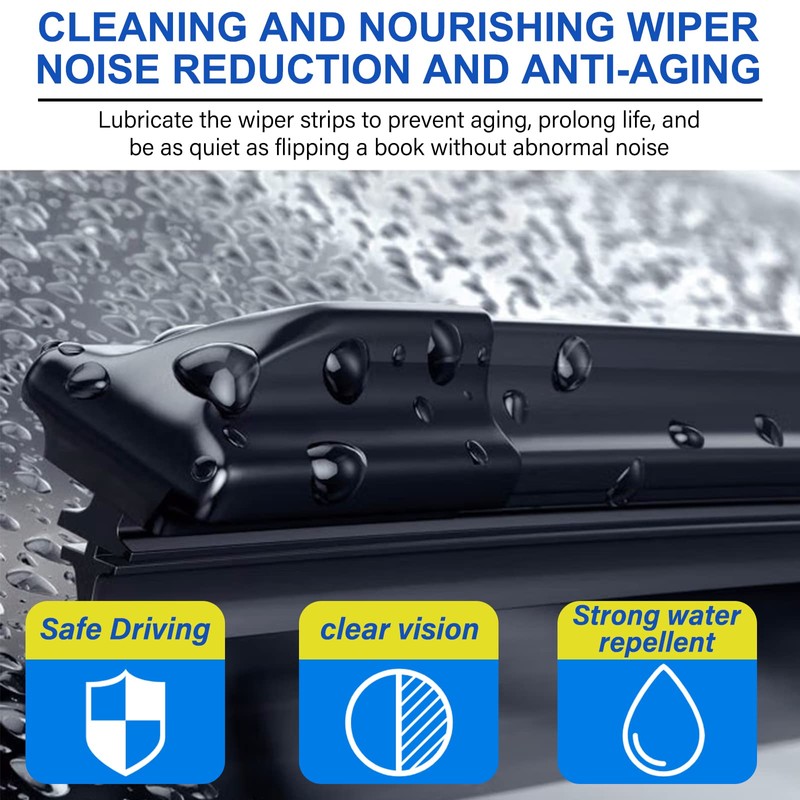 Uocasi Car Windshield Washer Tablets, Effervescent Multi-Functional for Windows, Screen,