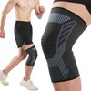 Running Marathon Pain Reduction Knee Brace 1P Health Joint Hiking Gray/L 2ea