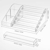 HBlife Sunglass Organizer Clear Acrylic Eyeglasses Display Stand, 6 Tier