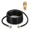 WADEO 20 FT High Pressure Propane Hose with Both 3/8