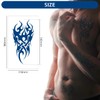 isla&bolso Jagua Tattoo Stickers, Realistic Long Lasting, Large Tattoos, Men's