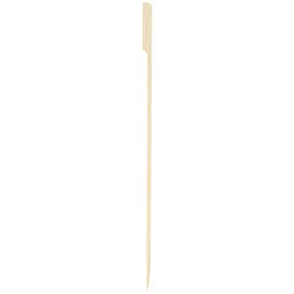 Restaurantware 11.6 Inch Bamboo Skewers 1000 Durable Bamboo Paddle Sticks - Disposable Sustainable Bamboo Paddle Picks Sharp Point For Barbeques Parties And Buffets