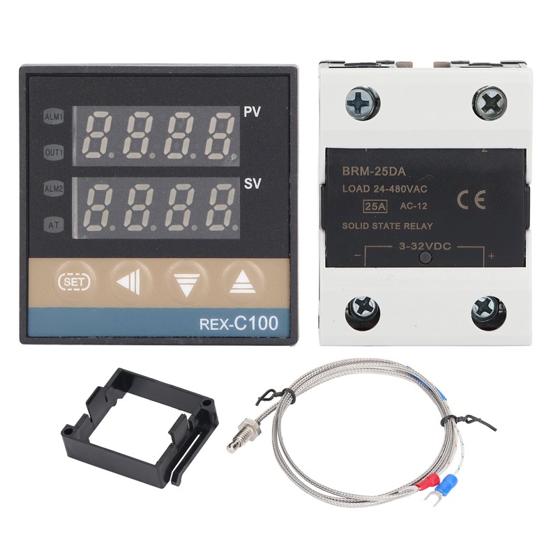 PID Thermostat Temperature Controller Set 0‑400℃ Thermostat Temperature Controller with
