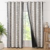 Colorbirtd 100% Blackout Boho Curtains 2 Panels 63 Inch Black