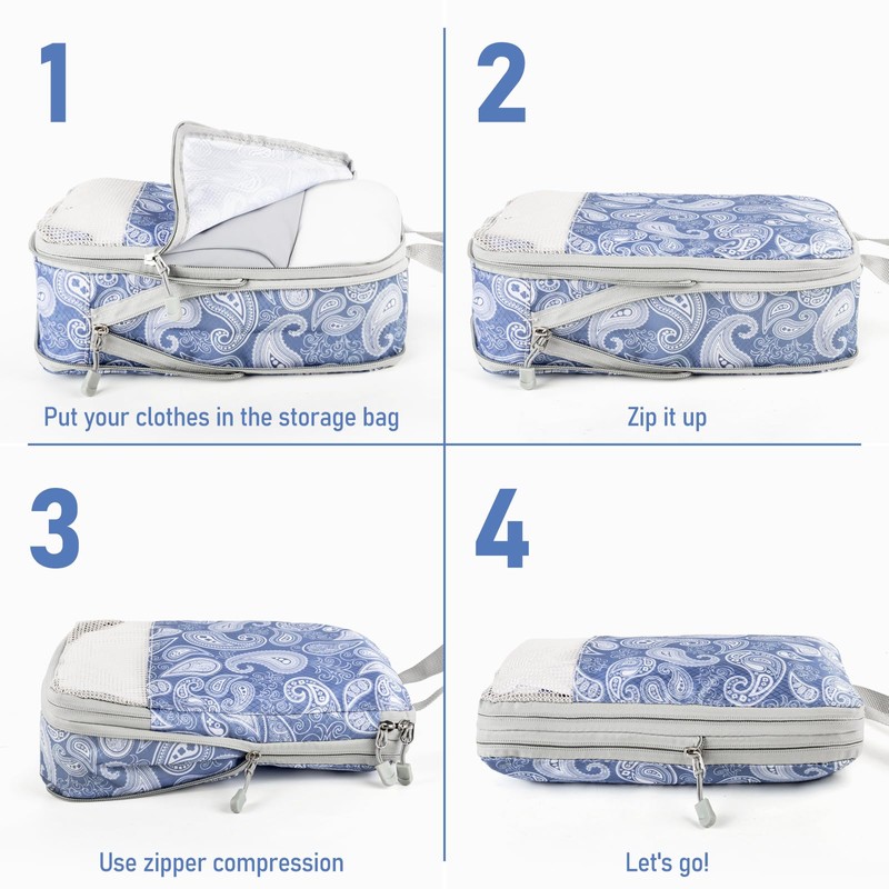 Compression Suitcase Organiser for Backpack Compression Packing Cubes Packing Cubes