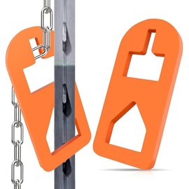 T Post Puller Fence Post Puller, Farm Equipment Tractor Accessories, Use Different Chains S Hooks Jacks Tractor Buckets from Ground (Orange)