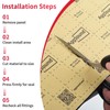 AggSound 157mil(4mm) 18sqft Aluminum Foil Finish Car Insulation Roll Sound