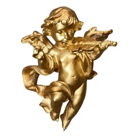 Bothyi Creative Angel Statue Wall Sculpture Cherub Hanging Resin Crafts Ornaments Collectible for Home TV Shelf Office Restaurant Decoration, StyleB