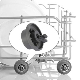 Yorgewd 8-Pack Dishwasher Lower Rack Wheel Replacement 165314 Fit for Bosch Kenmore & Neff Siemens Dishwashers