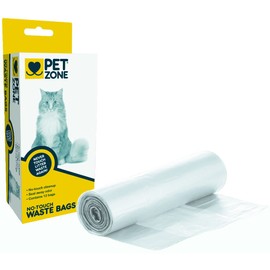 Pet Zone Universal No-Touch Cat Litter Bags, Kitty Litter Bags & Waste Bags (Litter Bags, Pet Waste Bags Great for Cat Litter Boxes, Automatic Cat Litter Box, and Self Cleaning Cat Litter Box) 12 Pack