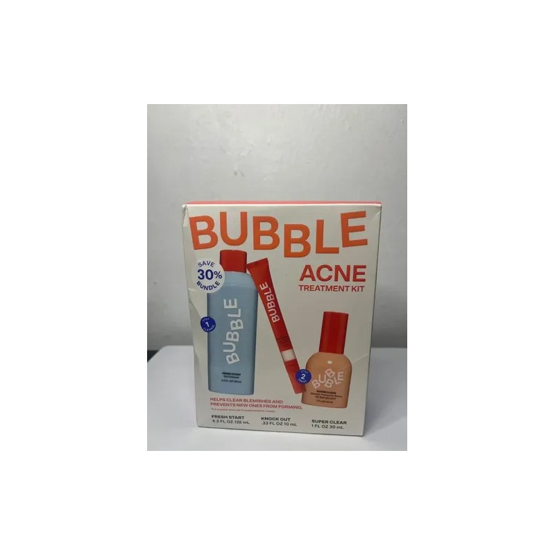 Cuidado Facial- Bubble Kit Tratamiento Para Acne