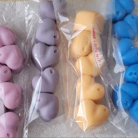 Strong Scented Soy Wax /Heart Shaped Wax Melt large candles:_Orange Sherbet