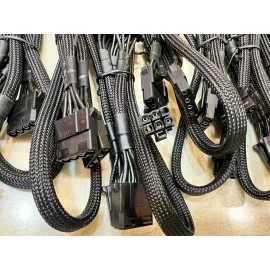 EVGA 55 Pcs EVGA SuperNOVA 550-1300 G2 G3 G5 P2  6 pin PERIF to 4X  IDE POWER CORD