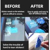 Car Windshield Sticker, Windshield Applicator, Clear Window Cling for Car