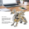 Mechanical Steampunk Dragon Sculpture Decorative Resin Dragon Statue for Bedrooms