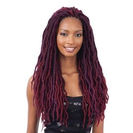 2X BO LOC 18" (2 Dark Brown) - FreeTress Synthetic Crochet Braid