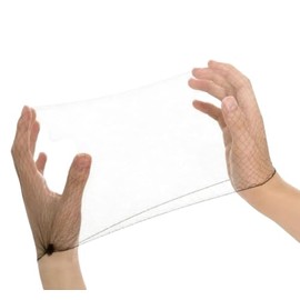 Hair Nets, 55.88 cm Black Nylon Mesh, Food Service, Pack of 200