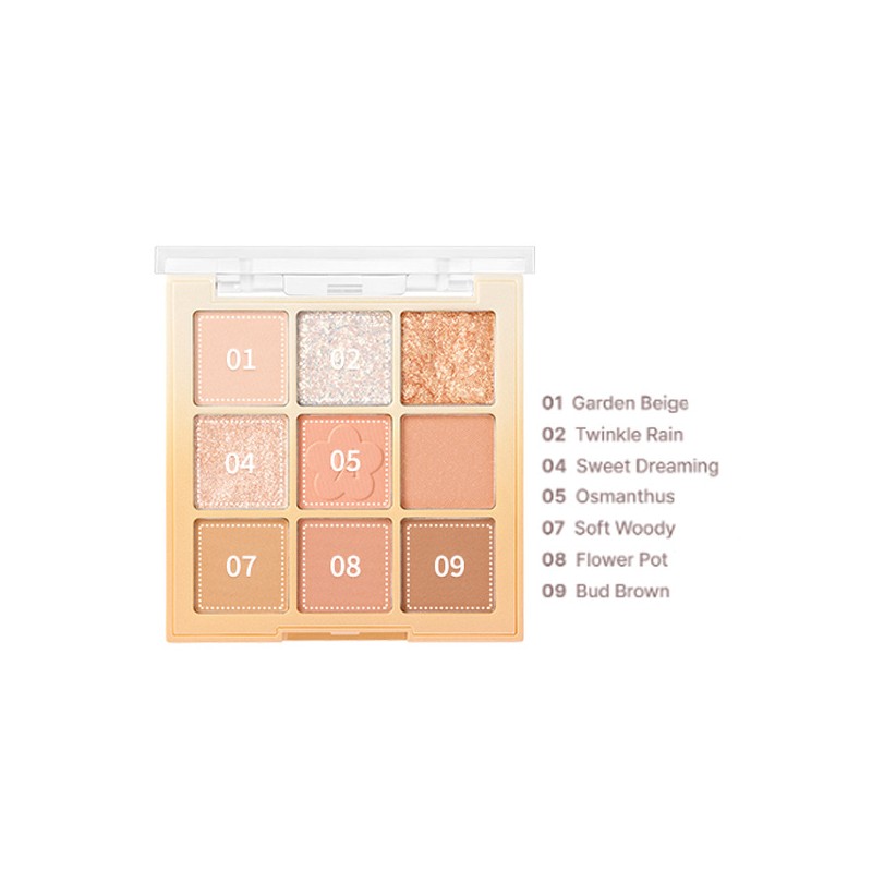 DASIQUE Golden Flower Collection Set (Shadow + Cheek +Tint) 3items