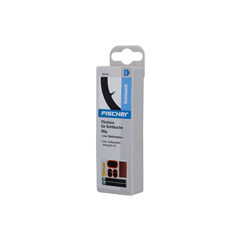 Fischer Puncture Repair Kit, Multi-Colour, One Size, black