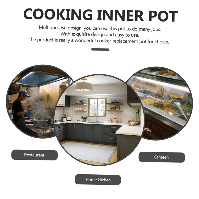 Inner Pot Pressure Cooker Rice Cooker Liner Stainless Steel Rice