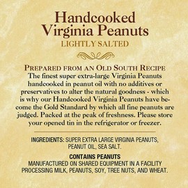 The Peanut Shop Handcooked Lightly Salted Virginia Peanuts, 32 oz (Pack of 2) by Lyza's Sweets & Treats