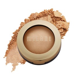 Milani Baked Highlighter (Champagne D'oro) - Cruelty-Free Powder Highlighter, Highlight Face for a Shimmery or Matte Finish