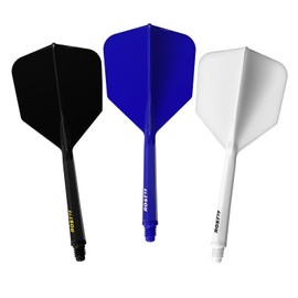 CUESOUL ROST 77 Integrated Dart Shaft and Flight,Big Wing Shape,Set of 3(solid color series)