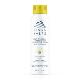 Oars + Alps 100% Mineral Antioxidant Sunscreen Spray with SPF 30 - Buy More, Save More: 1 Pack - $20