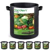 iGarden Grow Bags Tall, 10 Gallon Grow Pots 6 Pack