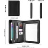 Leathario Portfolio Binder, Includes 10 Sheet Protectors and 3 Notepads,