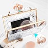 BUBYVV Women Clear Purse, Acrylic Evening Clutch Bag, Shoulder Handbag