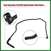 Motoforti 1 Set Engine Throttle Body Heater Inlet Outlet Pipe