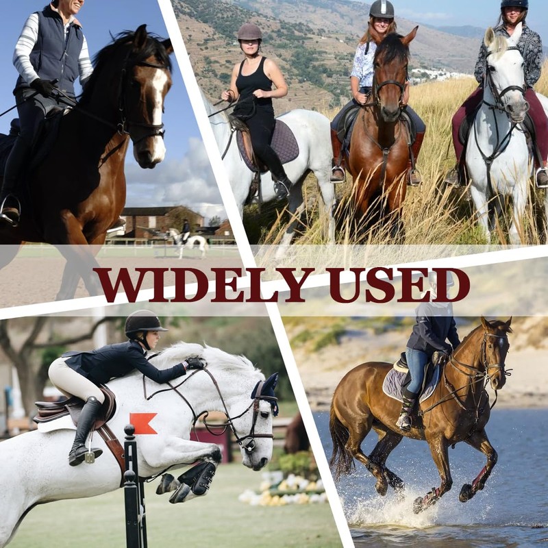 XUZOPIM Leather Whip Horse Whisk With Fringe Whip For Horse