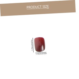 Healeved Set Square Short Fake Nails Press Nails for Women Diy Manicure Art Supplies Sturdy