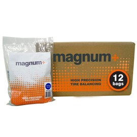 Martins Industries Magnum+ MTP400 Tire Balancing Beads, Case of 12 Bags of 13oz/370g, TMPS Compatible