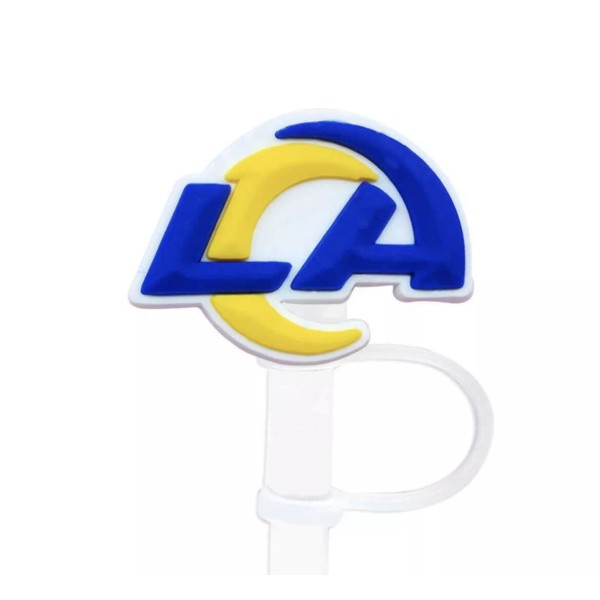 Los Angeles Rams Silicone Spill Proof Straws topper Plug