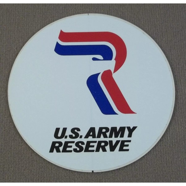 US Army Reserve Decal - Sticker - 3" Diameter