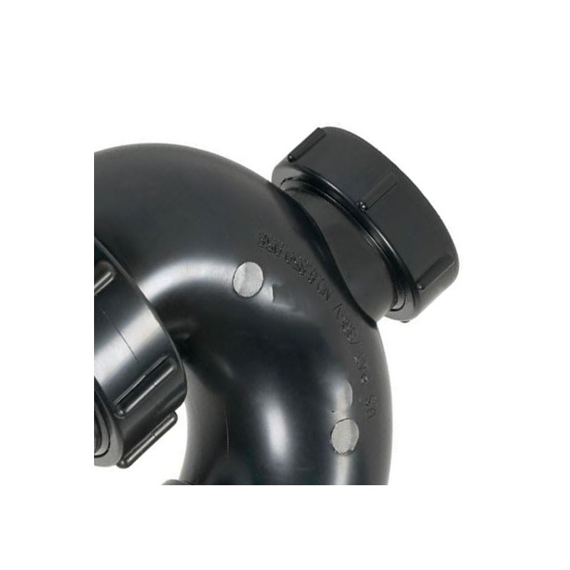 LEFITPA Replacement 93231 1-1/2 Inch ABS P-Trap with Cleanout and