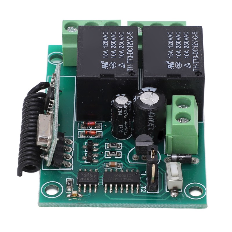 Wireless Relay Remote Control Kit DC12V 75ft Range Universal Transmitter