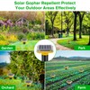 JNKNT Ultrasonic Mole Repellent Outdoor, Solar-Powered Gopher Repellent for Lawn