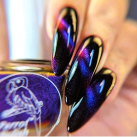 Parrot Polish "Persian Cat Multichrome Magnetic Nail Polish, Blue/Purple/Gold