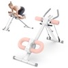 WARMOUNTS Ab Machine, Adjustable Ab Trainer, Foldable Core & Abdominal