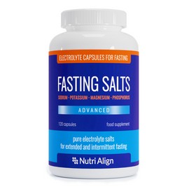 Nutri-Align Fasting Salts Advanced - Pure Electrolyte Capsules for Fasting (120 capsules)