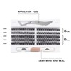 DM27 Eyelash Clusters, DIY Eyelash Extensions Kit with Applicator and
