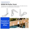 Laofudech 889661M Framing Gun Hook for Metabo HPT Tool High-Strength