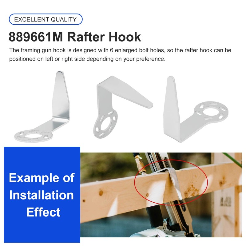 Laofudech 889661M Framing Gun Hook for Metabo HPT Tool High-Strength