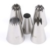 EBLLPA 1A#1E#1C#356#9FT# Large Icing Piping Tips Set 5PCS Cupcake Decorating